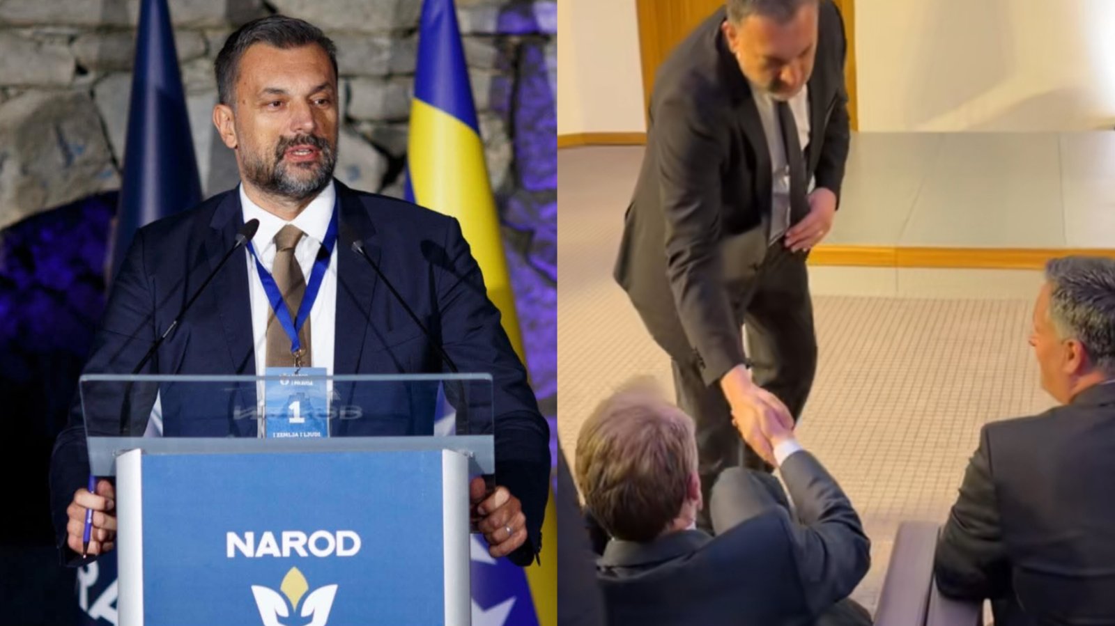 Konaković pojasnio zašto se pozdravio s Izetbegovićem, a ne i s Bećirovićem