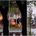 Haos na protestima u Albaniji: Demonstranti zapalili policajca, sukobi eskalirali u centru Tirane